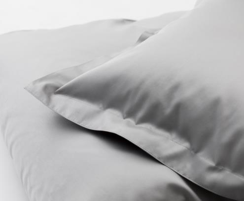 DUX roupa de cama cinzento simples cetim