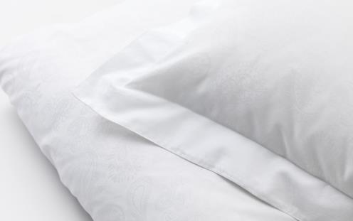 DUX roupa de cama cornucópias branco cetim superior